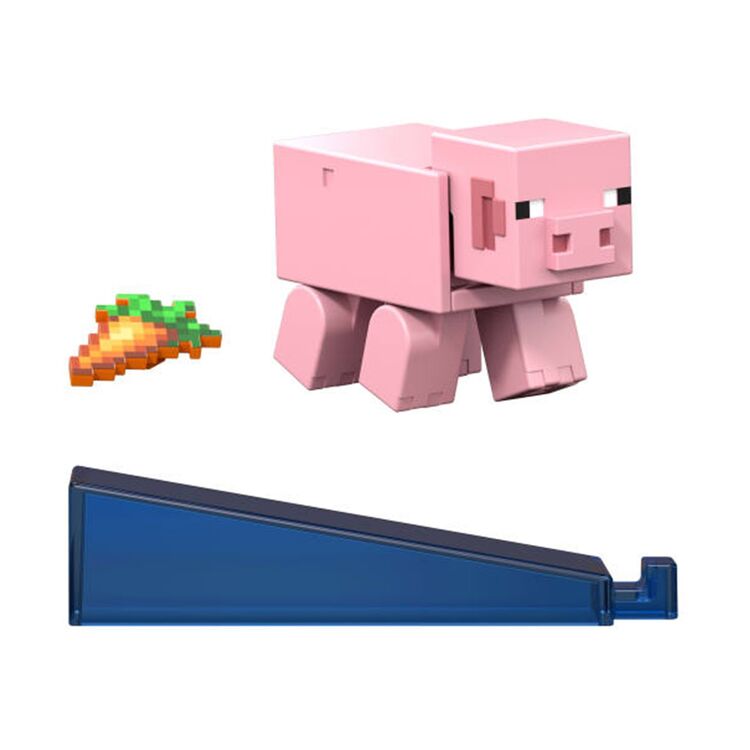 Product Mattel Minecraft: Redstone Charged - Pig 8cm Figure (JJR96) image