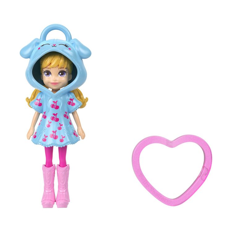 Product Mattel Polly Pocket: Tiny Worlds - Cherry Blue Dress Doll (JKC59) image