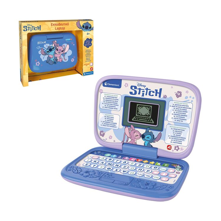 Product AS Clementoni Disney: Εκπαιδευτικό Laptop Stitch (Ελληνική Γλώσσα) (1020-63443) image