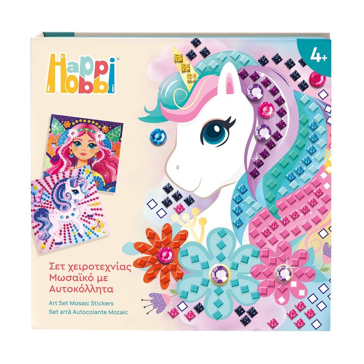 Product Παιχνίδι Ζωγραφικής AS HappiHobbi: (Art &amp; Craft) - Art Mosaic Stickers Dreamworld (1038-21050) image