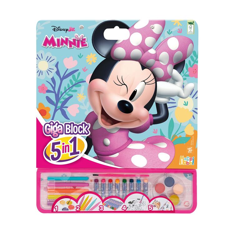 Product AS HappiHobbi: Ζωγραφική - Giga Blocks - Σετ Ζωγραφικής 5 In 1 Minnie Cute (1023-62760) image