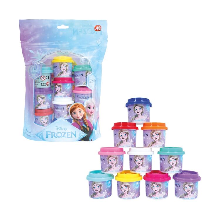 Product AS Disney: Frozen - Dough Polybag With 10 Pots And 3D Caps (1045-03624) image