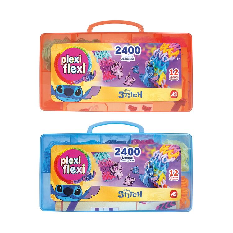Product AS HappiHobbi: Her World - Fashion -Plexi Flexi Stitch Θήκη 2400 Λαστιχάκια & 12 Αξεσουάρ (Random) (1080-25578) Random image