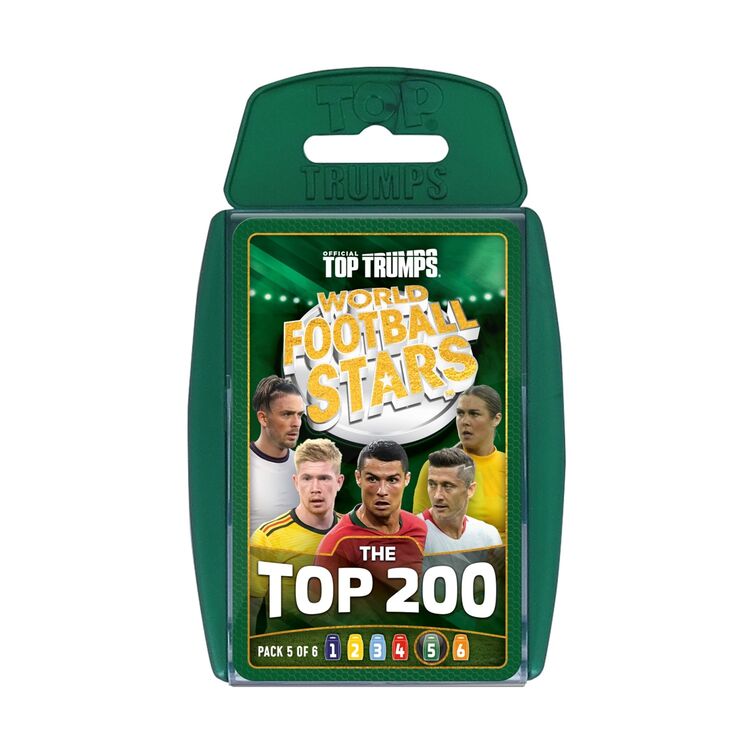 Product Επιτραπέζιο με Κάρτες Winning Moves: Top Trumps - World Football Stars 2024 The Top 200 Pack 5 - Card Game (WM04842-EN1) image