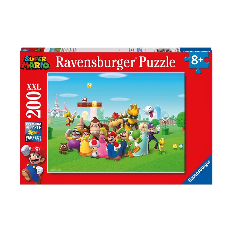 Product Παζλ Ravensburger XXL Puzzle: Super Mario - Super Mario Adventure (200pcs) (12993) image