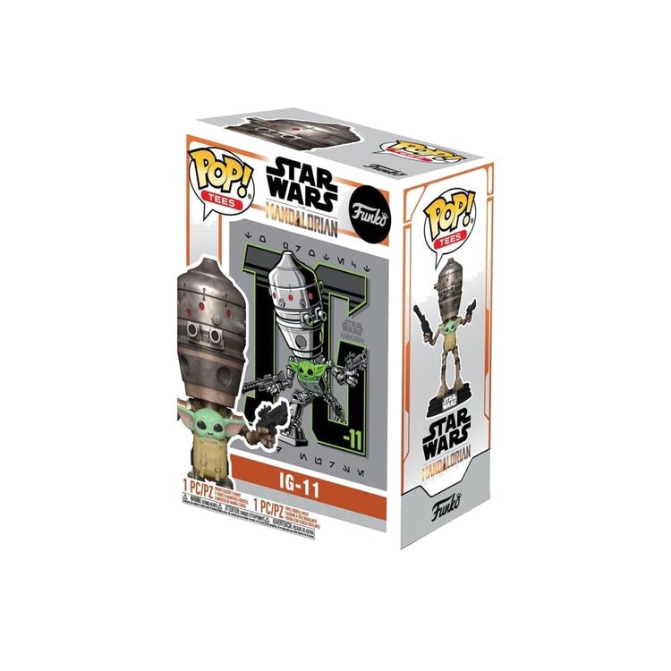 Product Star Wars The Mandalorian Pop! & Tee Box Child In Satchel Assortment image