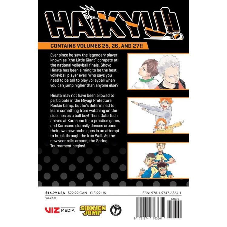 Product Haikyu!! (3-in-1 Edition), Vol. 9 image