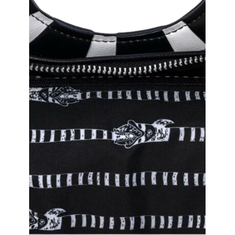 Product Loungefly Beetlejuice Sandworm Handle Crossbody Bag image