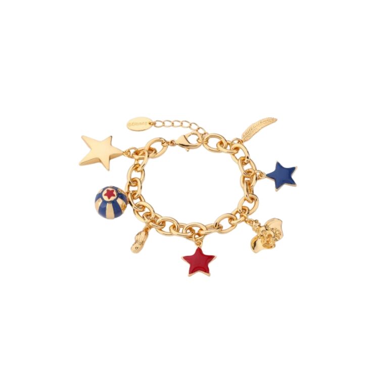 Product Disney Couture Dumbo White Gold-Plated To the Circus Charm Bracelet image