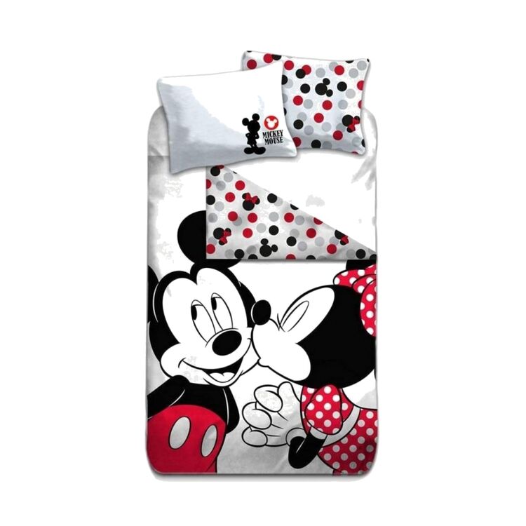 Product Παπλωματοθήκη Disney Mickey Kiss Bed Single image