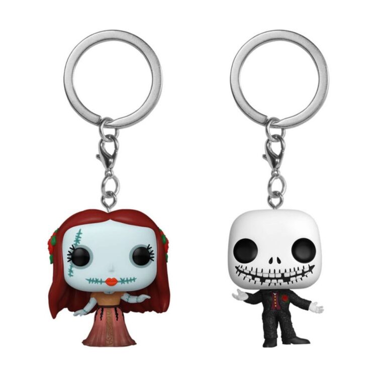 Product Μπρελόκ Funko Pop! Nightmare before Christmas Keychain 2-Pack Holiday Jack & Sally image