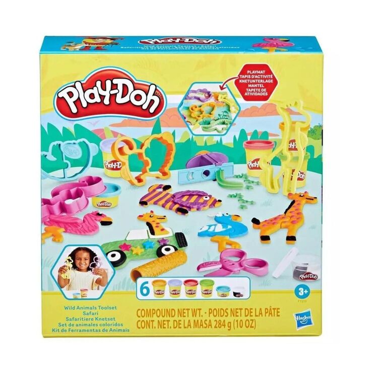 Product Hasbro Play-Doh: Wild Animals Toolset (F7213) image
