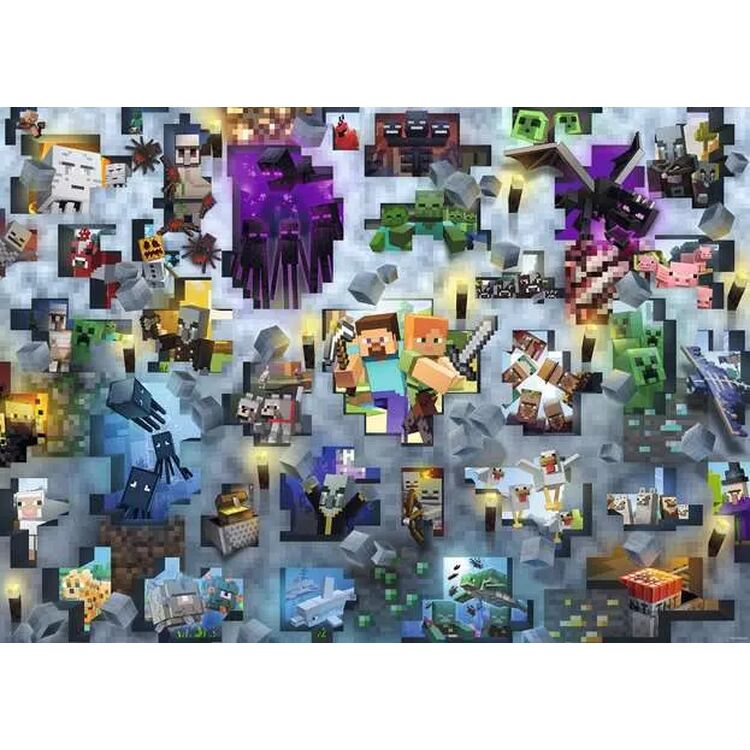 Product Παζλ Ravensburger Puzzle: Minecraft Challenge (1000pcs) (12000422) image