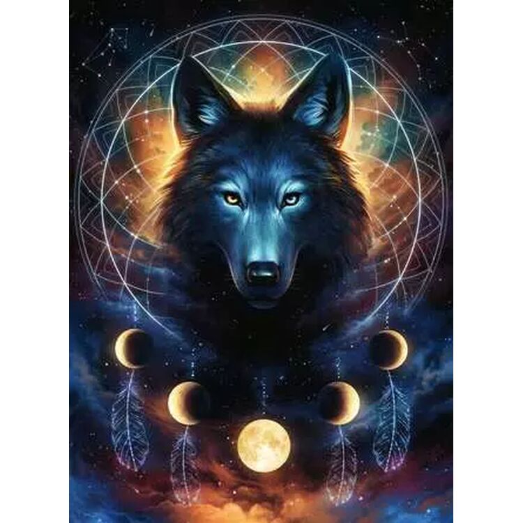 Product Παζλ Ravensburger Puzzle: Starline - Wolf (Glow in the Dark) (500 pcs) (12000442) image