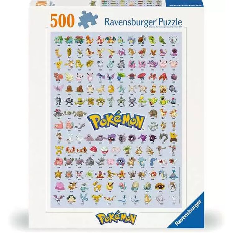 Product Παζλ Ravensburger Puzzle: Pokemon - The First 151! (500 pcs) (12000511) image