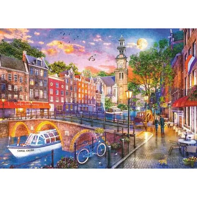 Product Παζλ Ravensburger Puzzle: Sunset over Amsterdam (1000pcs) (12000884) image