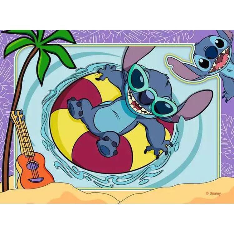 Product Παζλ Ravensburger Puzzle Disney: Stitch - Vacay Mode 4 in a Box (12/16/20/24pcs) (12001069) image