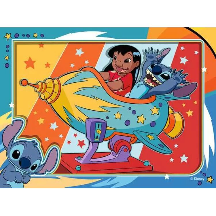 Product Παζλ Ravensburger Puzzle Disney: Stitch - Vacay Mode 4 in a Box (12/16/20/24pcs) (12001069) image