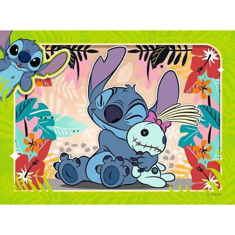 Product Παζλ Ravensburger Puzzle Disney: Stitch - Vacay Mode 4 in a Box (12/16/20/24pcs) (12001069) image
