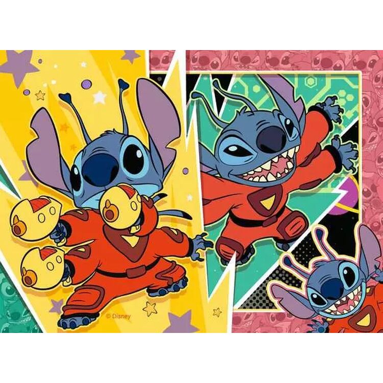 Product Παζλ Ravensburger Puzzle Disney: Stitch - Vacay Mode 4 in a Box (12/16/20/24pcs) (12001069) image