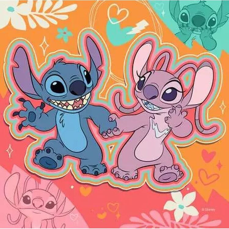Product Παζλ Ravensburger Puzzle Disney: Stitch - Play the Day Away (3x49pcs) (12001070) image