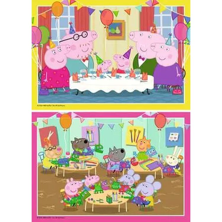 Product Παζλ Ravensburger Puzzle: Peppa Pig - Time To Celebrate (2x12 pcs) (12004017) image
