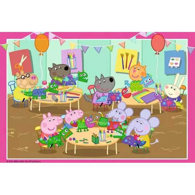 Product Παζλ Ravensburger Puzzle: Peppa Pig - Time To Celebrate (2x12 pcs) (12004017) image