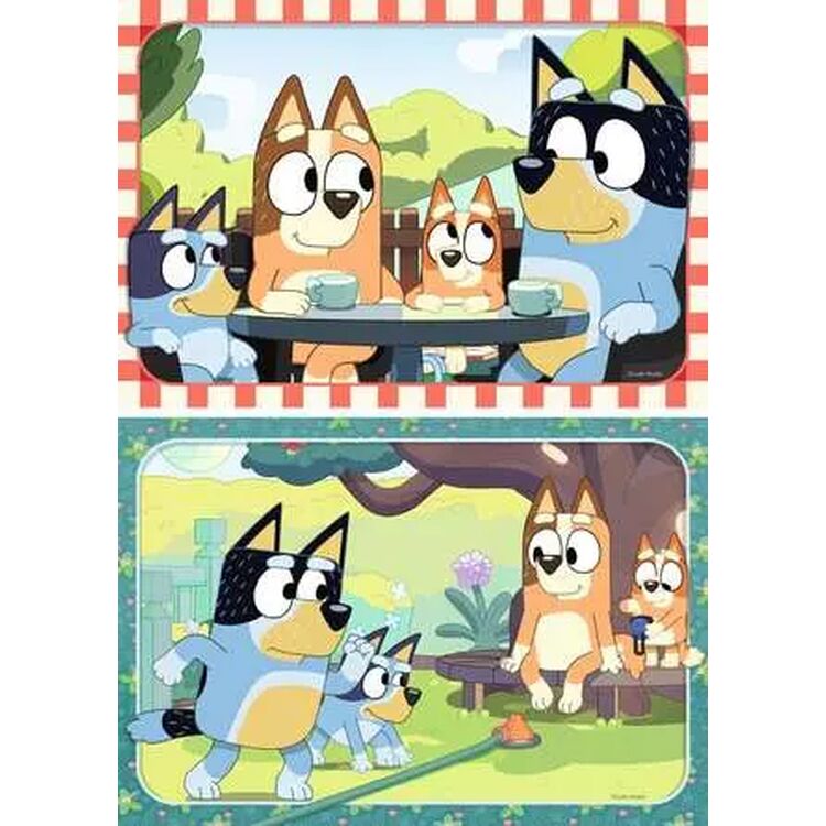 Product Παζλ Ravensburger Puzzle: Bluey and the Heeler family (2x12pcs) (12004111) image