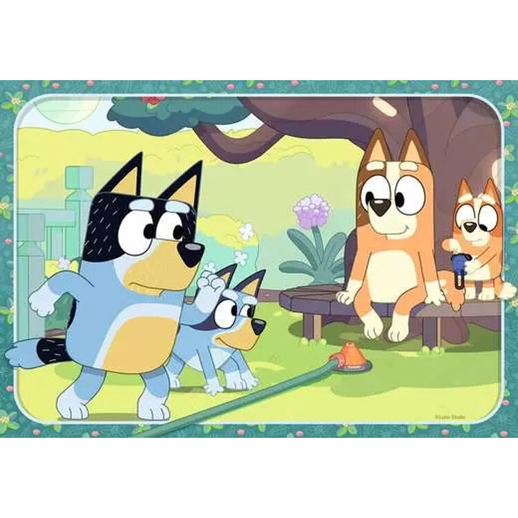 Product Παζλ Ravensburger Puzzle: Bluey and the Heeler family (2x12pcs) (12004111) image