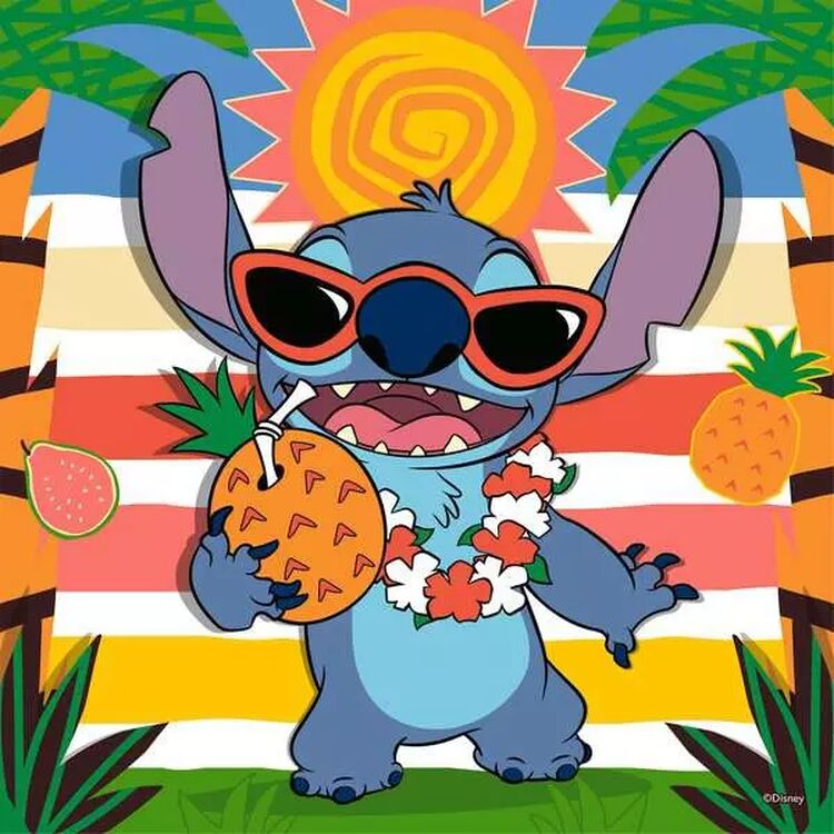 Product Ravensburger Disney Puzzle: Stitch - Aloha (3x49 pcs) (12004114) image