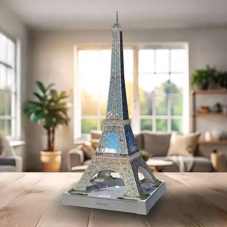 Product Παζλ Ravensburger 3D Puzzle: 3D Iconics - Eiffel Tower Night Edition (216pcs) image