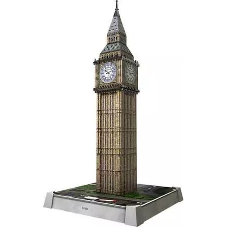 Product Παζλ Ravensburger 3D Puzzle: 3D Iconics - Big Ben Night Edition 216 Κομμάτια (12008025) image
