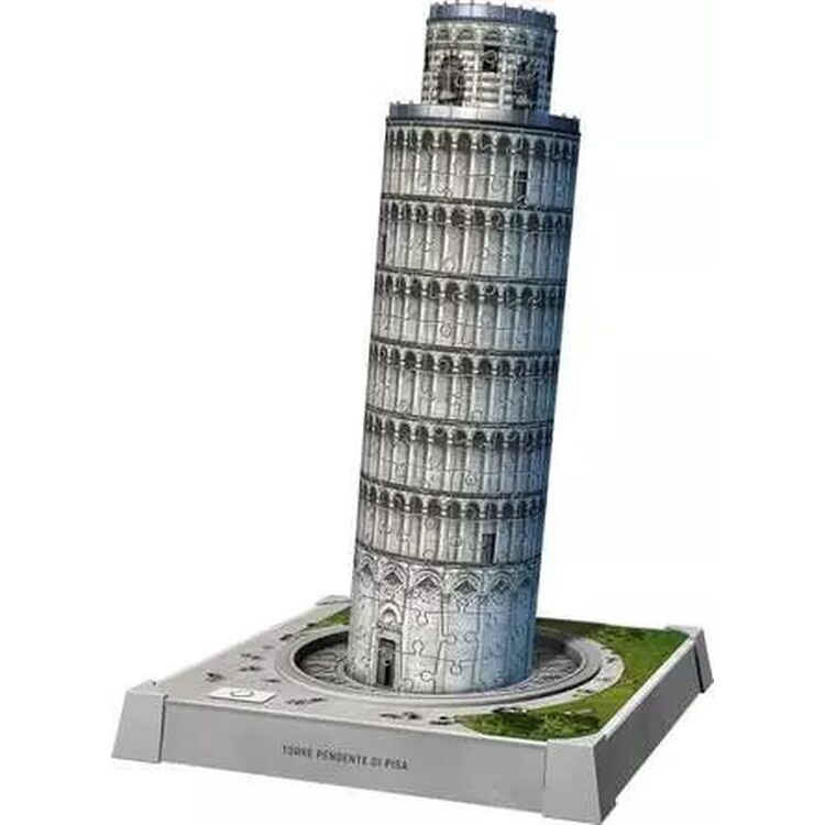 Product Παζλ Ravensburger 3D Puzzle: 3D Iconics - Torre Pendente Di Pisa Night Edition 216 Κομμάτια (12008028) image