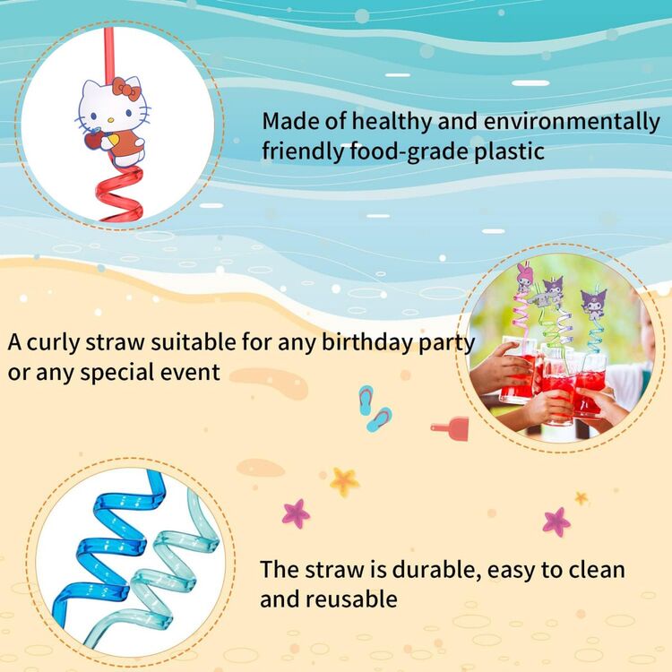 Product Καλαμάκια Σετ Hello Kitty Set Of 4 Straws image