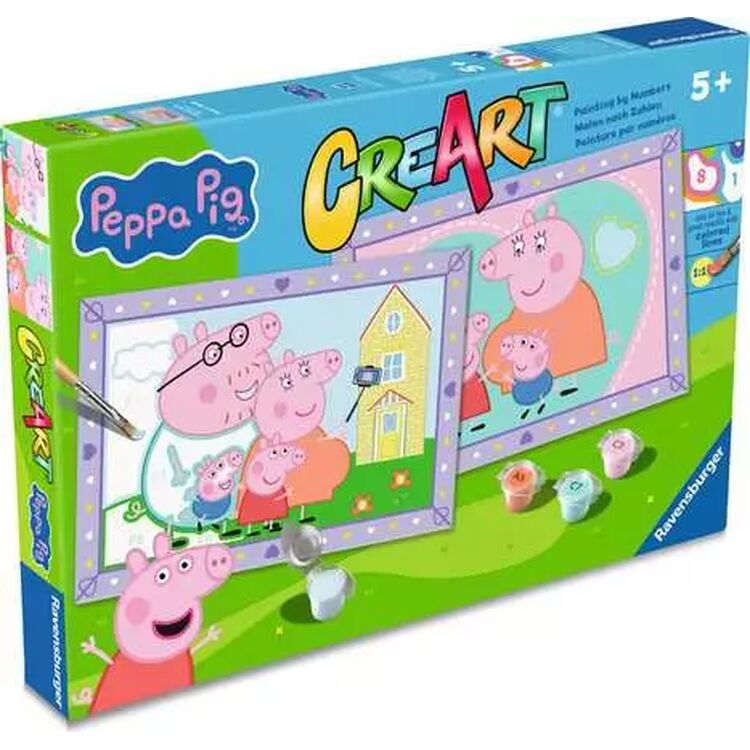 Product Παιχνίδι Ζωγραφικής Ravensburger: Creart Jr - Peppa Pig (12023054) image