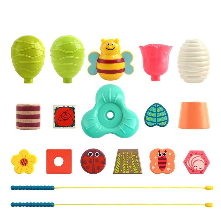 Product Τουβλάκια 120444 Spring Party Lacing Blocks image