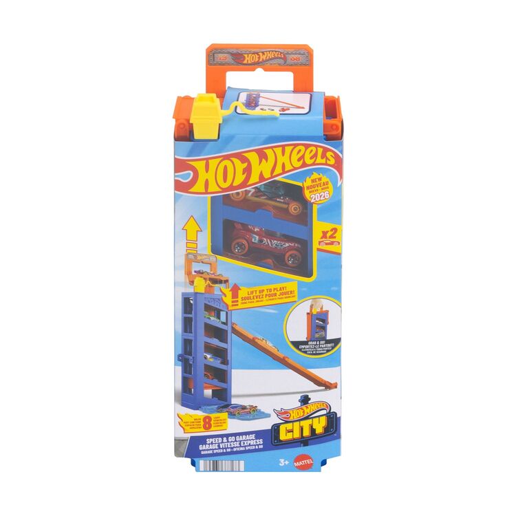 Product Mattel Hotwheels: City - Mini Garage Tracks - Speed &amp; Go Garage (JMJ53) image