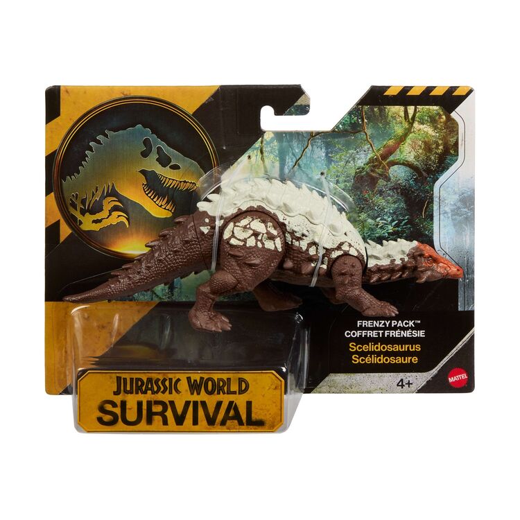Product Φιγούρα Δράσης Mattel Jurassic World: Survival - Frenzy Pack Scelidosaurus Figure (JKL62) image