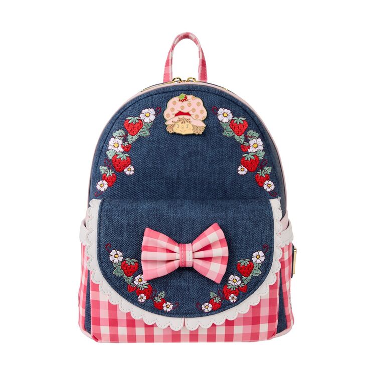 Product Loungefly : Strawberry Shortcake - Faux Denim Mini Backpack image