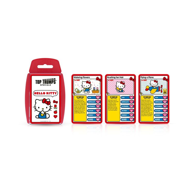 Product Winning Moves Top Trumps Specials: Sanrio - Hello KItty Card Game (WM04862-EN1-6) image
