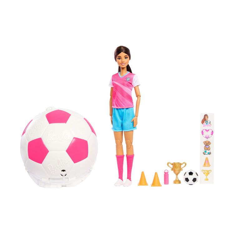 Product Κούκλα Mattel Barbie: Roll &amp; Reveal - Soccer Player Doll (JMK20) image