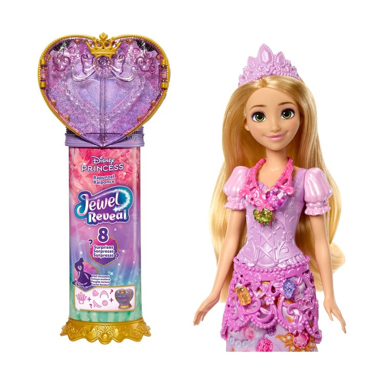 Product Κούκλα Mattel Disney Princess: Rapunzel - Jewel Reveal (JLK28) image