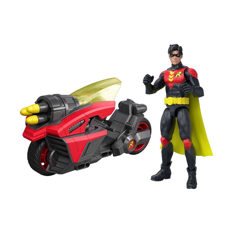 Product Φιγούρα Δράσης Mattel DC Super-Villains: Robin Cycle (JMD51) image