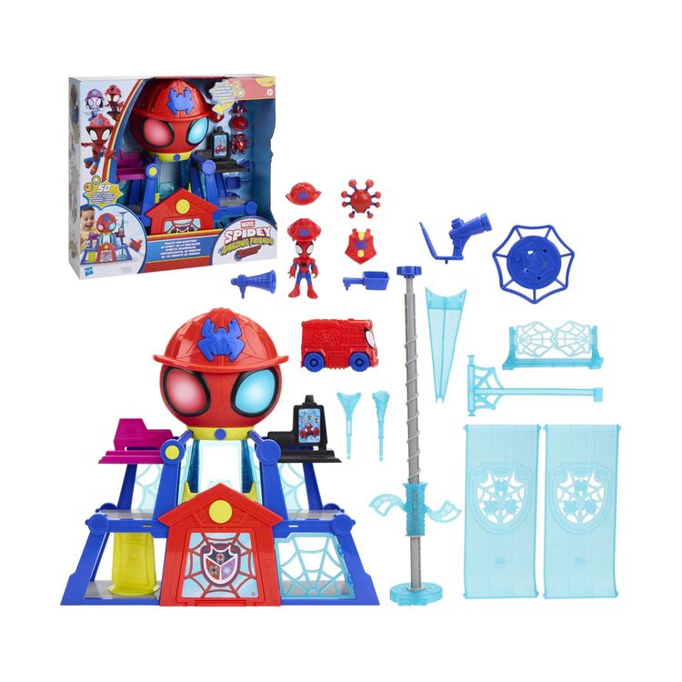 Product Hasbro Disney Jr: Marvel Spidey And His Amazing Friends Rescue Webs - Rescue Web-Quarters Playset image