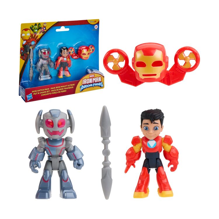 Product Σετ Με Φιγούρες Hasbro DisneyJr.: Marvel - Iron Man & His Awesome Friends - Iron Antics Pack (G3117) image