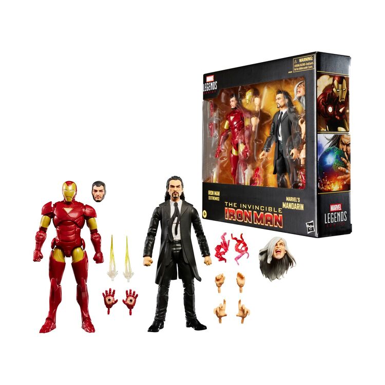 Product Φιγούρες Hasbro Marvel Legends Series: The Invincible Iron Man - Iron Man (Extremis) & Marvel's Mandarin Action image