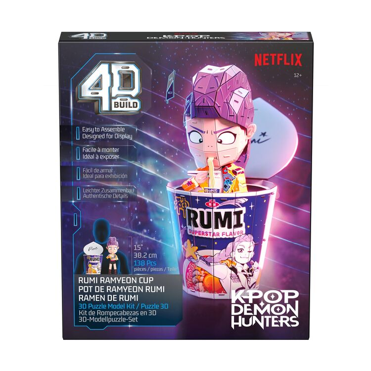 Product Παζλ Spin Master 4D Built: KPop Demon Hunters - Rumi Ramyeon Cup image