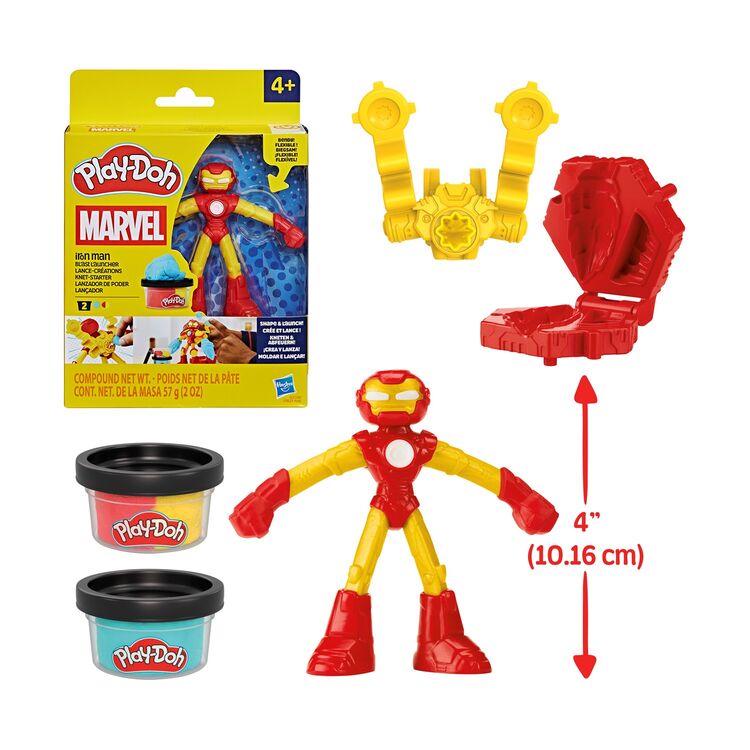 Product Σετ Φιγούρα Και Πλαστελίνη Hasbro Play-Doh Marvel: Iron Man - Blast Launcher image