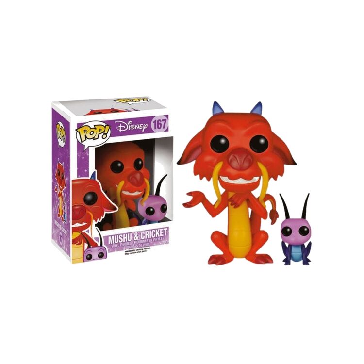 Product Funko Pop! Disney Mulan Mushu and Cri-kee image