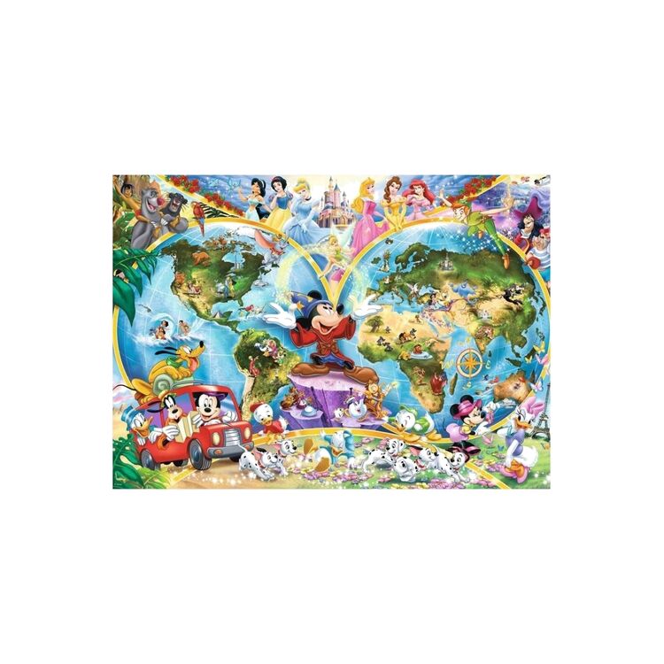 Product Disney's World Map Puzzle image